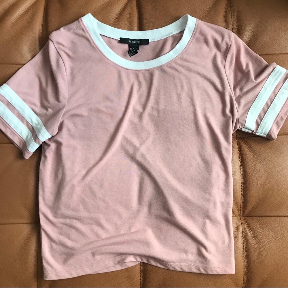 Pink Forever 21 Crop Top